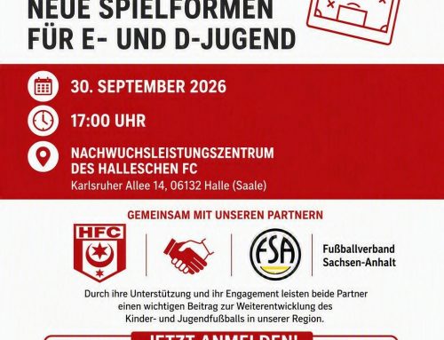 Workshop zu neuen Spielformen für die E- und D-Jugend im SFV Halle